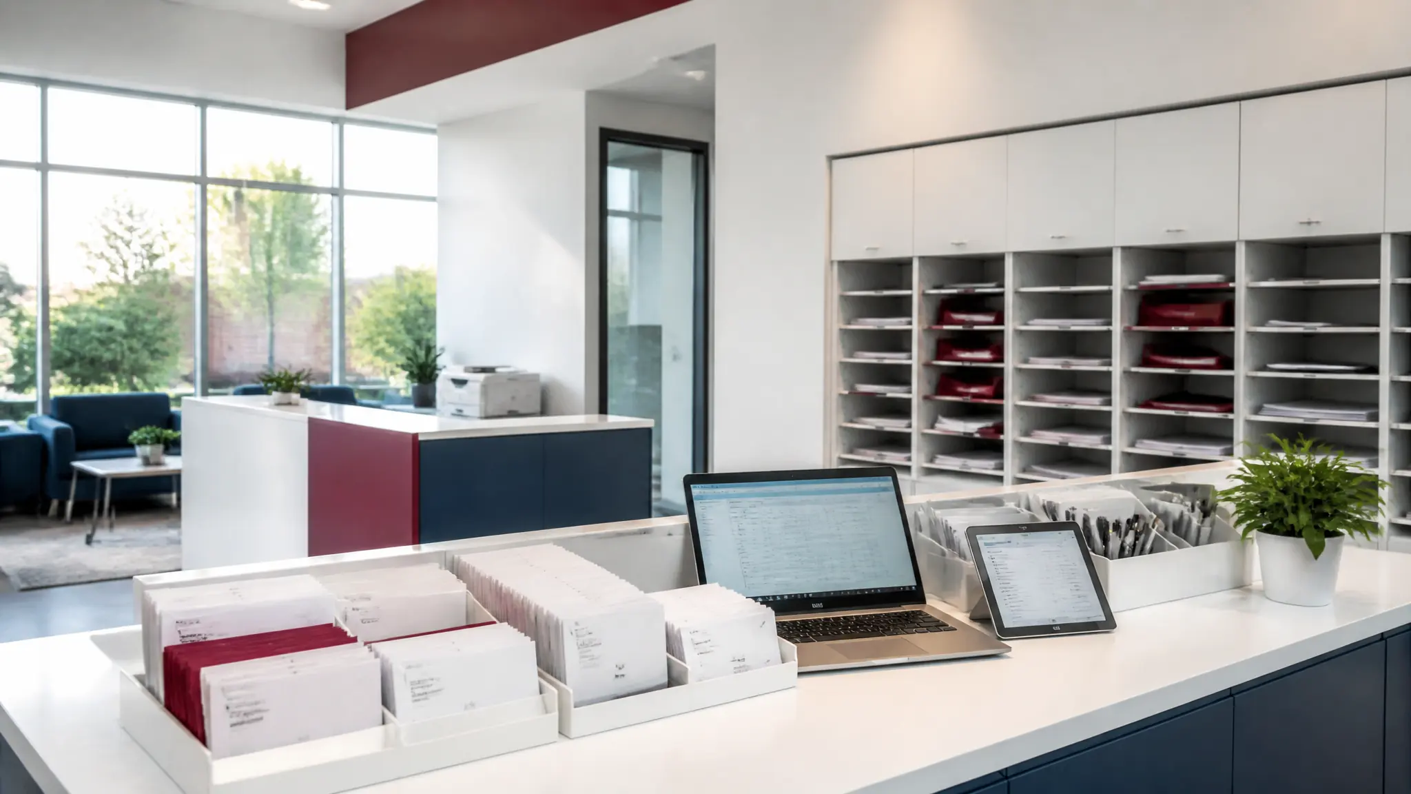 Digitale postverwerking op kantoor